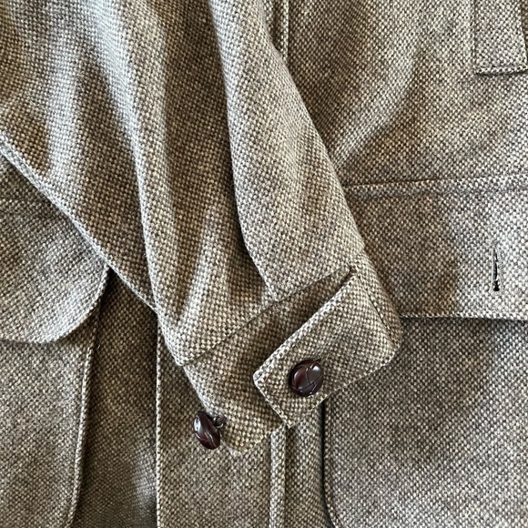 Coldwater Creek Barn Coat, Tweed Wool, Size Medium‎ Vegan - Picture 4 of 10